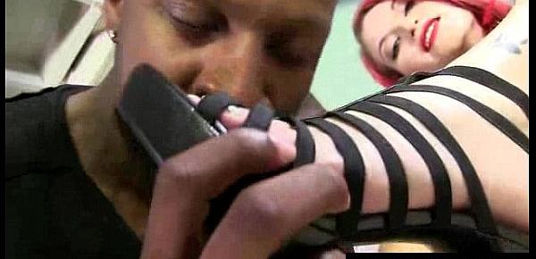  Black Meat White Feet - Sex with legs - foot fetish 05